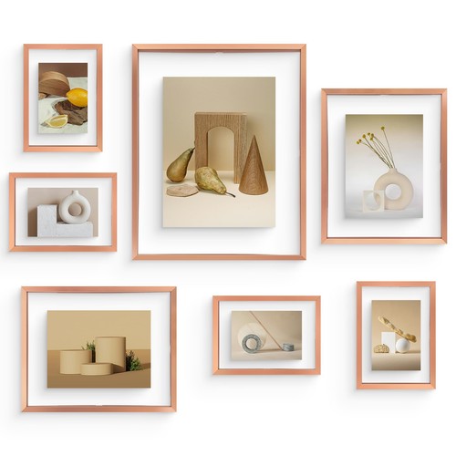 Rosegold metal float - float, picture