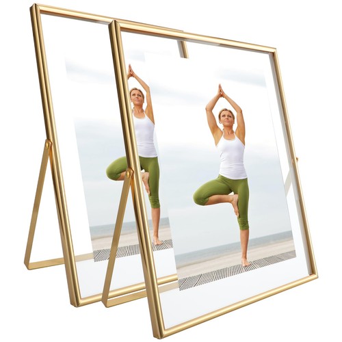 Gold floating frame 8x10 set - 8x10,